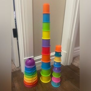 3 stacking Toys